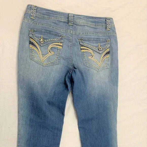 🪸🪸🪸 INC DENIM REGULAR FIT SKINNY LEG JEANS SIZE M 🪸🪸🪸 - Picture 5 of 6